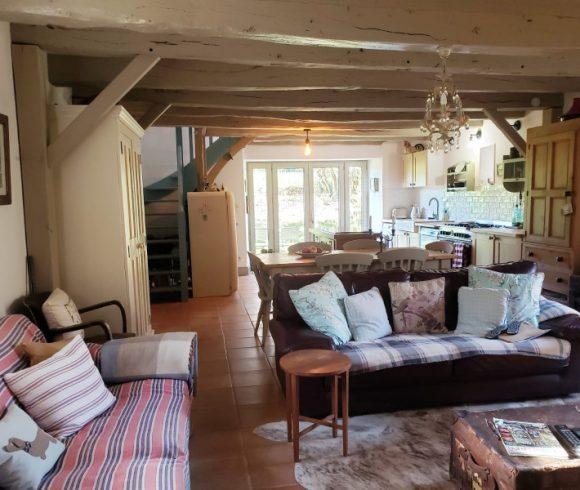 Carp Fishery with Renovated Stone Cottage and 23 Acres of Land Image