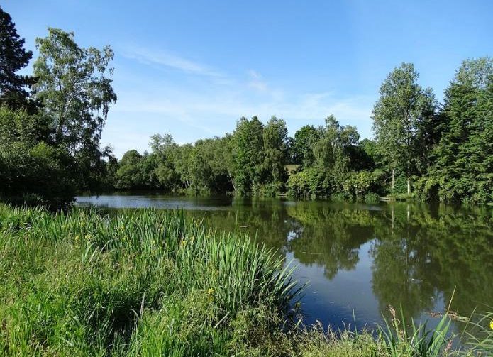 5 acre lake with 3 bedroom house in Mayenne Image