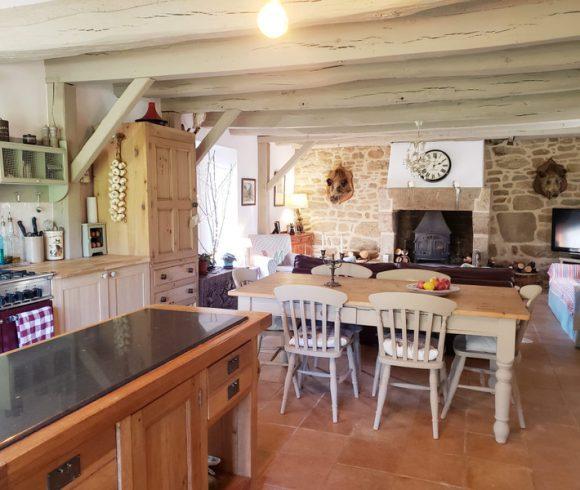 Carp Fishery with Renovated Stone Cottage and 23 Acres of Land Image