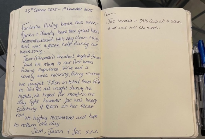 Blue Dart Carp Fishery – 11 October, 2025