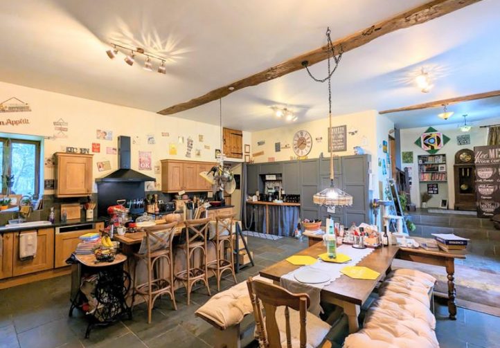 5 Bed Barn Conversion + 2 Gites a Pool and Lake Image