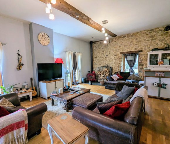 5 Bed Barn Conversion + 2 Gites a Pool and Lake Image