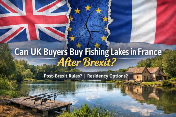 can UK buyers buy fishing lakes in France after Brexit
