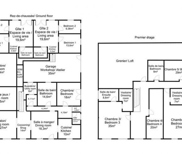 6-Bed House + 2 Gîtes, Lakes & River Frontage -Charente-Maritime Image