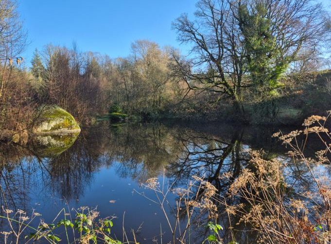 Equestrian Estate with Breton Longère, Lake and Outbuildings Image