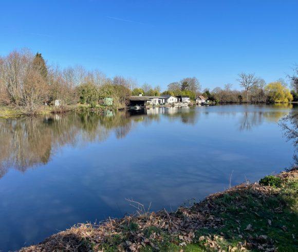 Lakeside Home, Gîte & Carp Lake in Passais Villages, Orne Image