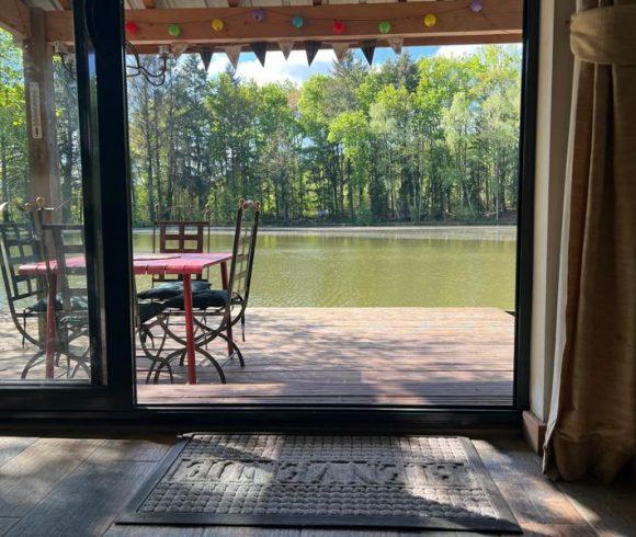 3 Spring-Fed Fishing Lakes & Cabin in the Dordogne Forest Image