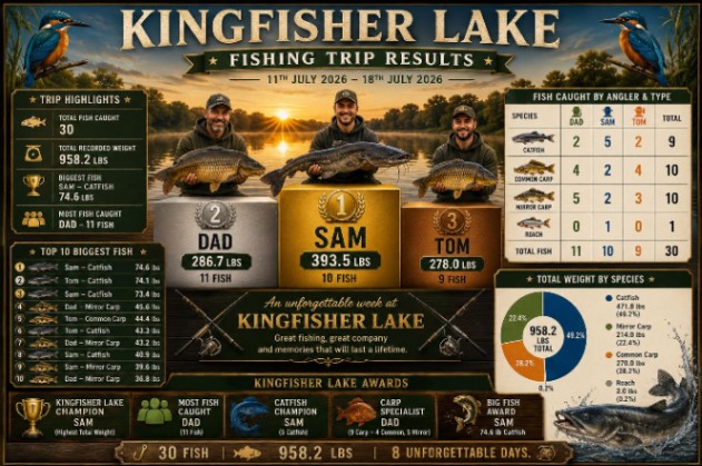Kingfisher Lake – Carp France – 11 July, 2026